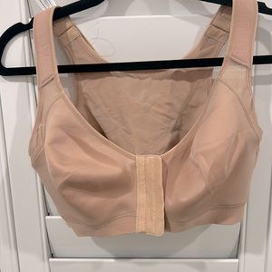 Delimira Front Closure Posture Wireless Back Support Full Coverage Bra